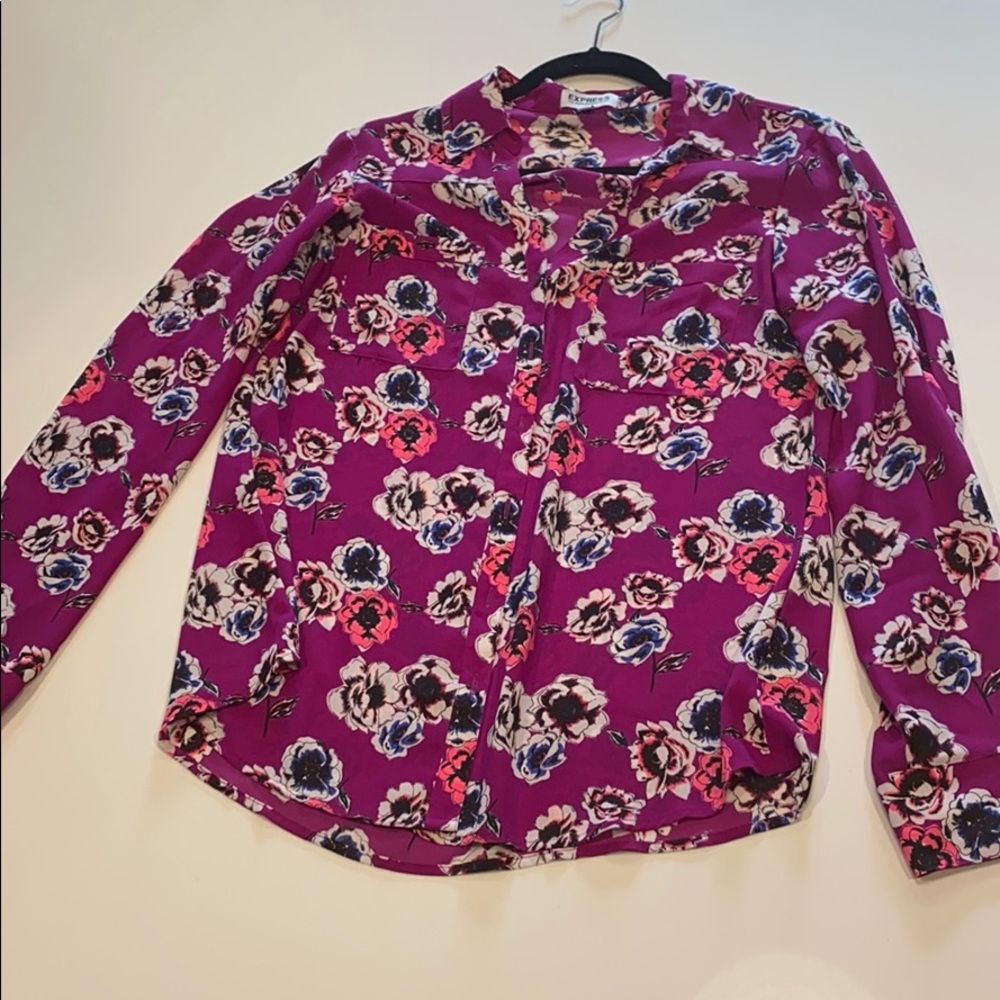 Express Portfino Blouse Size Medium